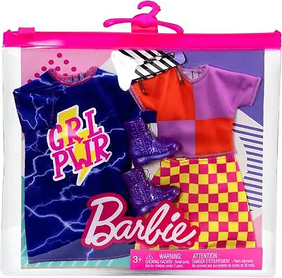 Buy Barbie Fashion Pack - HBV69 - 2 Clothing Outfits For Barbie Doll • 25.60£
