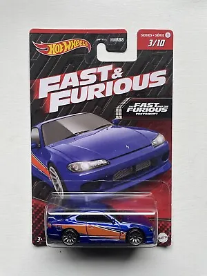 Buy Hot Wheels Fast And Furious 3/10 Nissan Silvia S15 • 8.95£