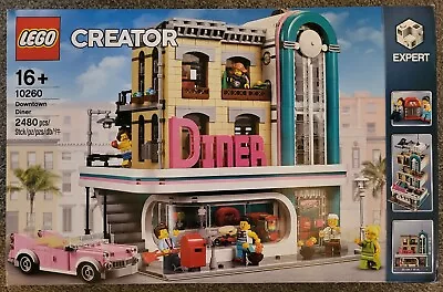 Buy LEGO 10260 Downtown Diner By Creator Expert  *NEW But Opened Box* • 178£
