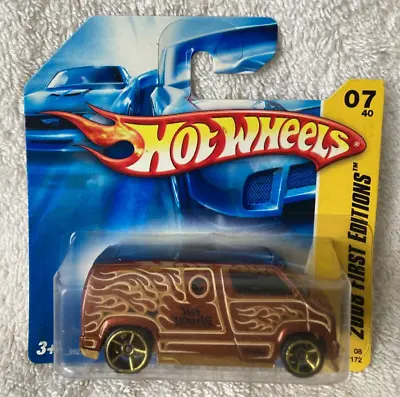 Buy Hot Wheels Custom '77 Dodge Van 2008 First Editions Mint On Card Number 07 • 13.49£
