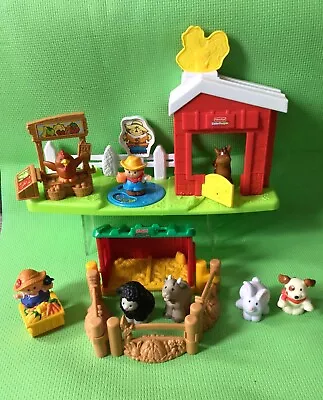 Buy Fisher Price Little People Farm With Animals People & Farm Shop • 4.72£