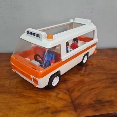 Buy Playmobil School Bus  1977 Vintage Includes 5 Figures  • 14.99£