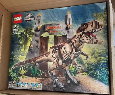 Buy LEGO Jurassic World: Jurassic Park Gate T-Rex Rampage (75936) Retired NEXT DAY • 249.99£