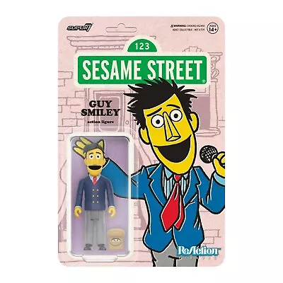 Buy Super7 Sesame Street ReAction Figure Wave 2 - Guy Smiley PRE ORDER • 27.99£