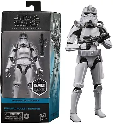 Buy Star Wars The Black Series Gaming Greats Imperial Rocket Trooper 6  Inch Figure • 19.99£