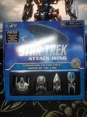 Buy Wizkids Star Trek: Attack Wing: Federation Faction Pack - Ships Of The Line  • 11.50£
