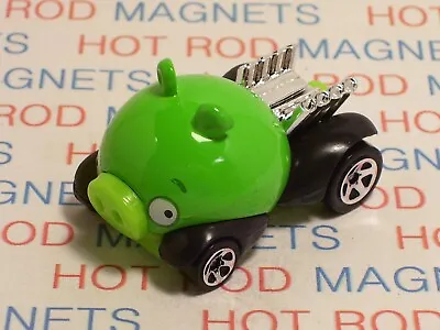 Buy 2012 Mattel Hot Wheels Green Angry Birds Minion Pig Toy Car Rare Collect • 9.19£