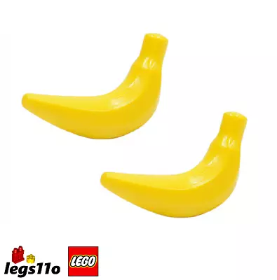 Buy LEGO 2x Banana - Minifigure Food Accessory NEW 33085 • 2.59£