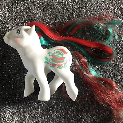 Buy Hasbro My Little Pony G1 Vintage MERRY TREATS Christmas Santa Pony Xmas Loose! • 45£