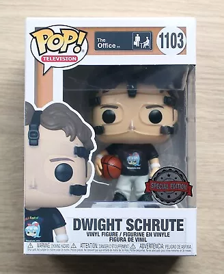 Buy Funko Pop The Office Dwight Schrute Basketball + Free Protector • 19.99£