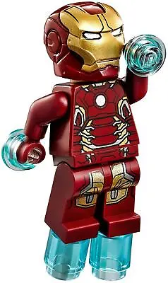 Buy GENUINE LEGO Marvel IRON MAN MARK 43 MK43 Minifigure 76031 76032 Avengers Sh167! • 23.67£