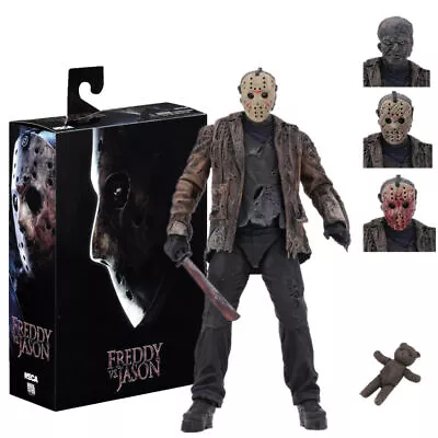 Buy NECA Horror Freddy VS Jason Action Figure 7  Jason Voorhees Deluxe Toy Gifts • 35.99£