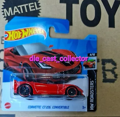 Buy HOT WHEELS 2023 B Case Corvette C7 Z06 CONVERTIBLE Boxed Shipping Combined Post • 2.95£