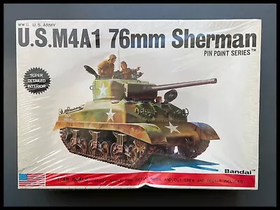Buy Bandai U.S. M4A1 76mm Sherman 1:48 Model Kit • 55.95£