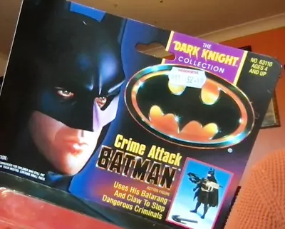 Buy Batman Movie - Kenner Crime Attack BATMAN Figure - UNOPENED - Vintage 1990 P8 • 60£