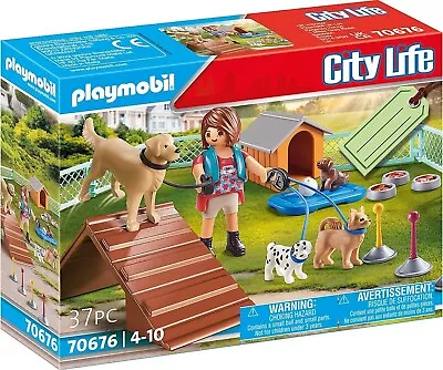 Buy Playmobil 70676 Dog Trainer Gift Set Fun Imaginative Role-Play PlaySets Suitable • 7£