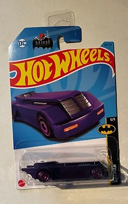Buy (LONG CARD)Hot Wheels Batman: The Animated Series Purple Batman 5/5 169/250 2023 • 6£
