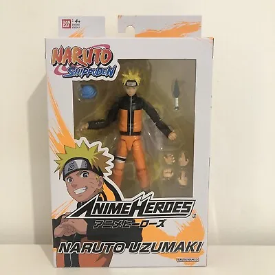 Buy Anime Heroes Naruto Shippuden Naruto Uzumaki Bandai Action Figure 🔥 NEW SEALED • 24.99£