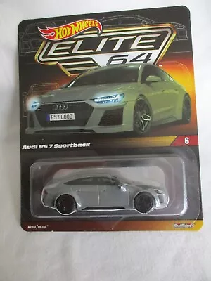 Buy Hot Wheels.Com  2023 Elite 64 Audi RS7 Sportback Mint In Card • 24.99£
