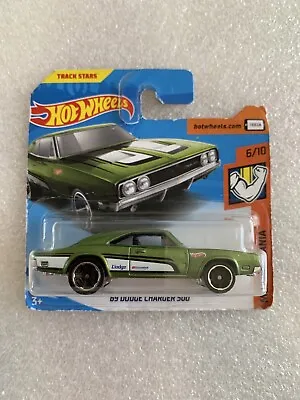 Buy Hot Wheels Muscle Mania ‘69 Dodge Charger 500 Green FJX78 • 3.99£