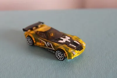 Buy Hot Wheels 3” NERVE HAMMER Diecast CAR Toy Plastic MATTEL Yellow Black J3252 • 10£