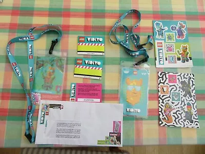 Buy LEGO VIDIYO VIP Backstage Pass Welcome Pack 2 Lanyards Stickers Charms  • 5.99£