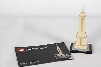 Buy Lego 21002 Empire State Building USA  Zusammengebaut + Anleitung 3716 • 33.62£