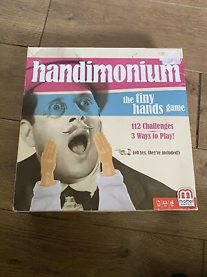 Buy Rare Mattel 2017 Handimonium The Tiny Hands Game • 16£