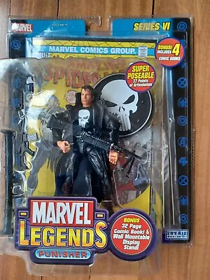 Buy Toy Biz Marvel Legends Movie Punisher Series VI (6) With 4 Comic Books - BNIB • 50£