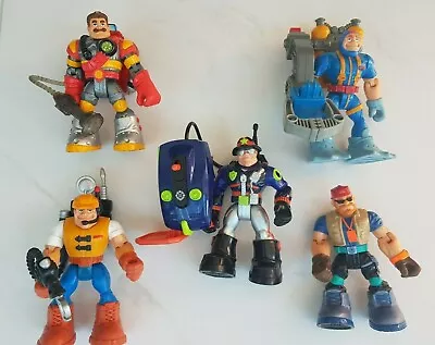 Buy Vintage 1997-2003  Fisher- Price Mattel Bundle 5 X Rescue Heroes Action Figures  • 20£