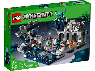 Buy LEGO Minecraft The Deep Dark Battle Biome Building Toy 21246 • 50£