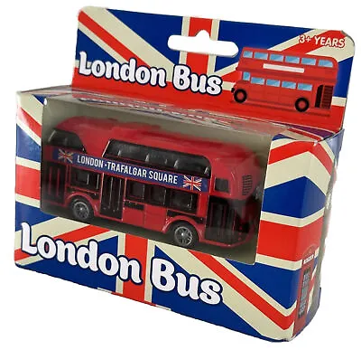 Buy London Red Double Decker Bus Pull Back&Go Function-Kids Toy- Die Cast Metal • 8.95£