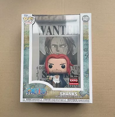 Buy Funko Pop One Piece Shanks Wanted Poster C2E2 #1401 • 34.99£