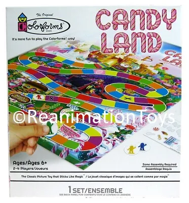 Buy Hasbro Colorforms Candy Land Travel Size Mini Board Game Road Trip To Go New • 9.46£