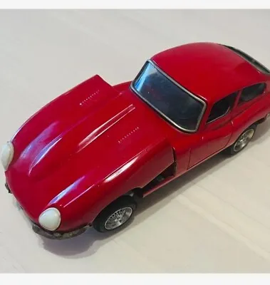Buy Bandai JAGUAR XK-E Red Tin Toy Car F/S FEDEX • 177.39£