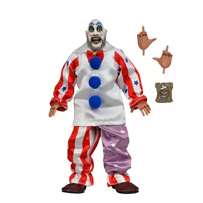 Buy NECA House Of 1000 Corpses Captain Spaulding 20th Anniversary 8  Action Figure • 59.99£