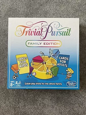Buy Trivial Pursuit Family Edition Board Game Complete. Hasbro. 3 Sealed Packs • 12.95£