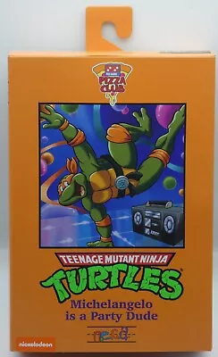 Buy NECA Teenage Mutant Ninja Turtles ULTIMATE MICHELANGELO (VHS) Cartoon PIZZA CLUB • 58.27£