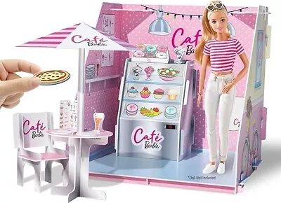 Buy Barbie Pop Up Café, Make Your Own/Build Your Own Dream Room, Fashion Doll • 14.99£