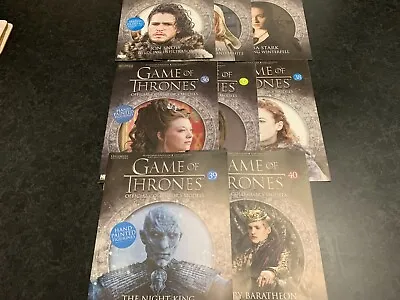 Buy HBO Game Of Thrones Eaglemoss Figurine Collection Official Model's 31-40 • 20£