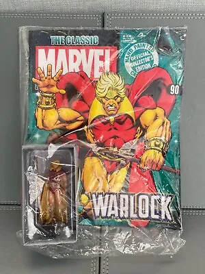 Buy Eaglemoss Marvel Classic Collection Warlock  No 90 Display Figure And Mag • 12.99£