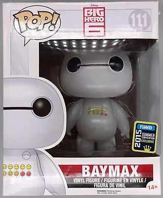 Buy Funko POP #111 Baymax (Emoticon) - 6 Inch - Disney Big Hero 6 Damaged Box • 37.49£