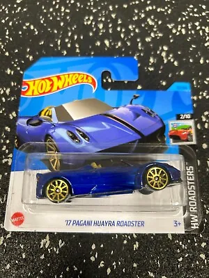 Buy PAGANI 17 HUAYRA ROADSTER BLUE Hot Wheels 1:64 **COMBINE POSTAGE** • 2.95£