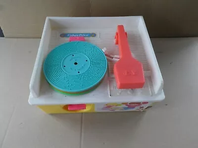Buy Vintage Music Box Record Player - Fisher Price 1986, Including 5 Discs - Working • 25.99£