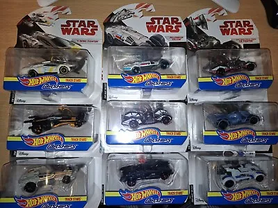 Buy Mattel Hot Wheels - Star Wars Carships - Set Of 9 - New • 15.99£