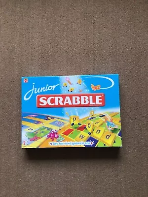 Buy Junior Scrabble 2009 Mattel Games Age 5-10 2-4 Players Great Condition COMPLETE • 5.99£