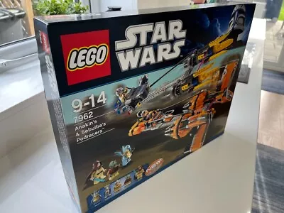 Buy Lego 7962 : Star Wars : Anakin's & Sebulba's Podracers - New & Sealed • 100£