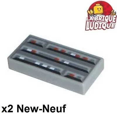 Buy LEGO 2x Tile Decorated 1x2 Star Wars Computer Keyboard Gray 3069bps1 • 1.50£