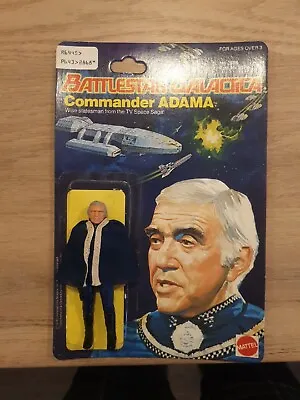 Buy Battlestar Galactica Commander Adama Mattel 1978 Complete Plus Card Rare • 65£