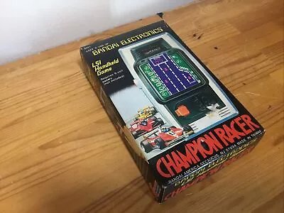 Buy Bandai Champion Racer Vintage 1980 LED Handheld Electronic Game BOXED - TESTED • 125£